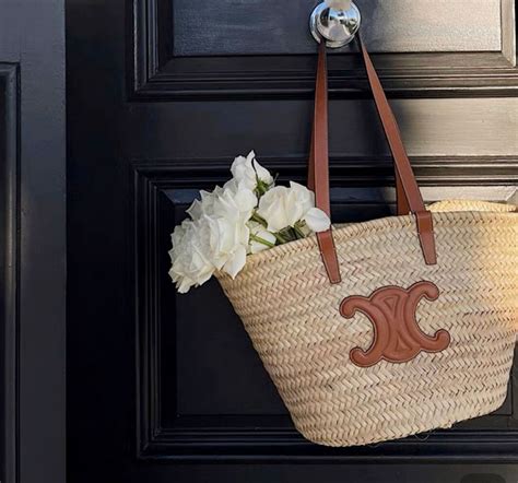 celine beach bag 2022|Celine woven tote.